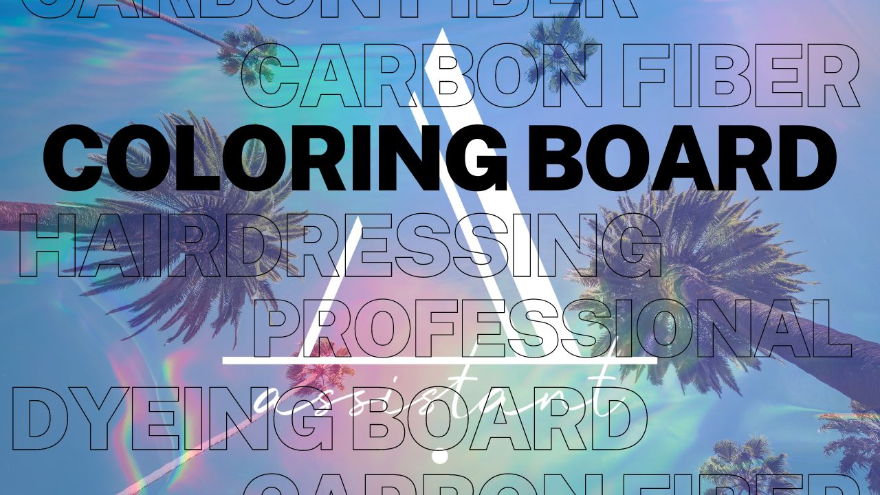 Load video: Carbon Fiber Hairdressing Balayage Coloring Board